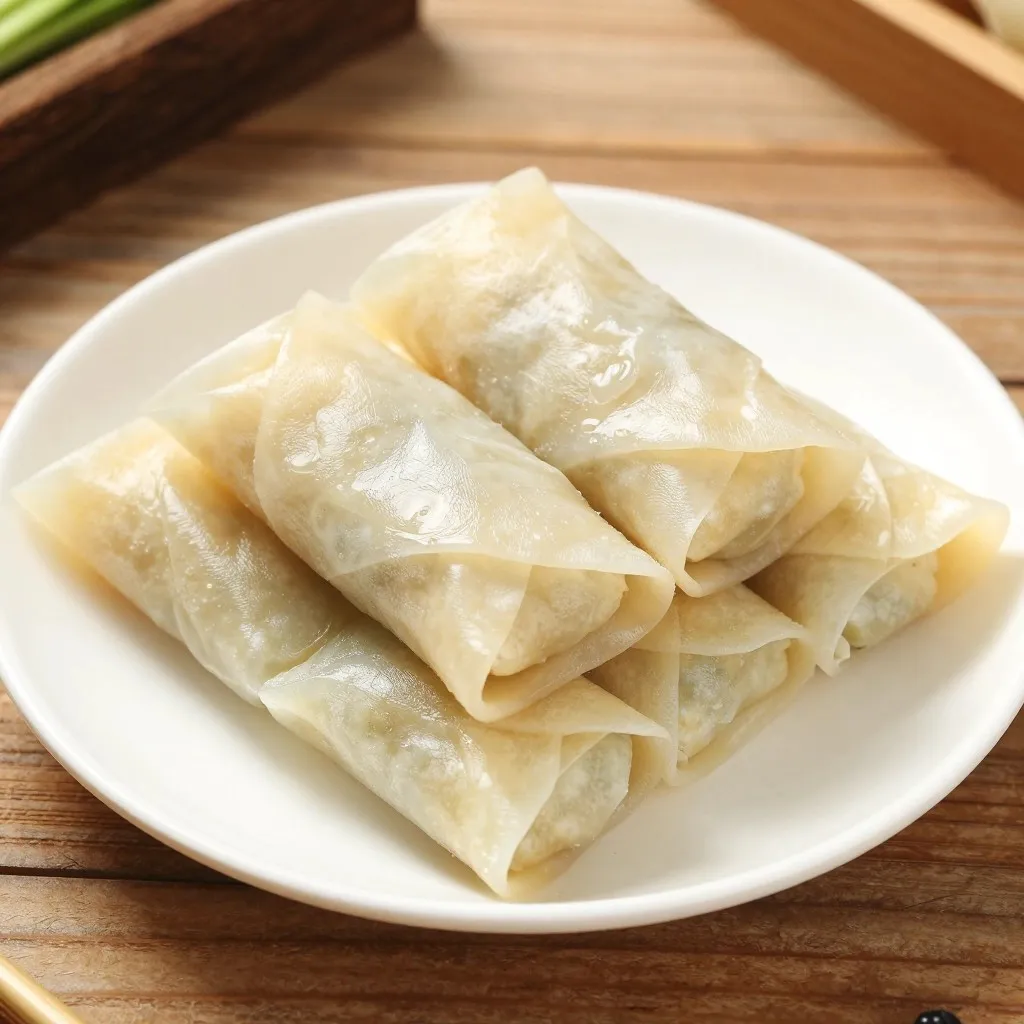 春巻き用の皮（小麦粉から作られた生地）