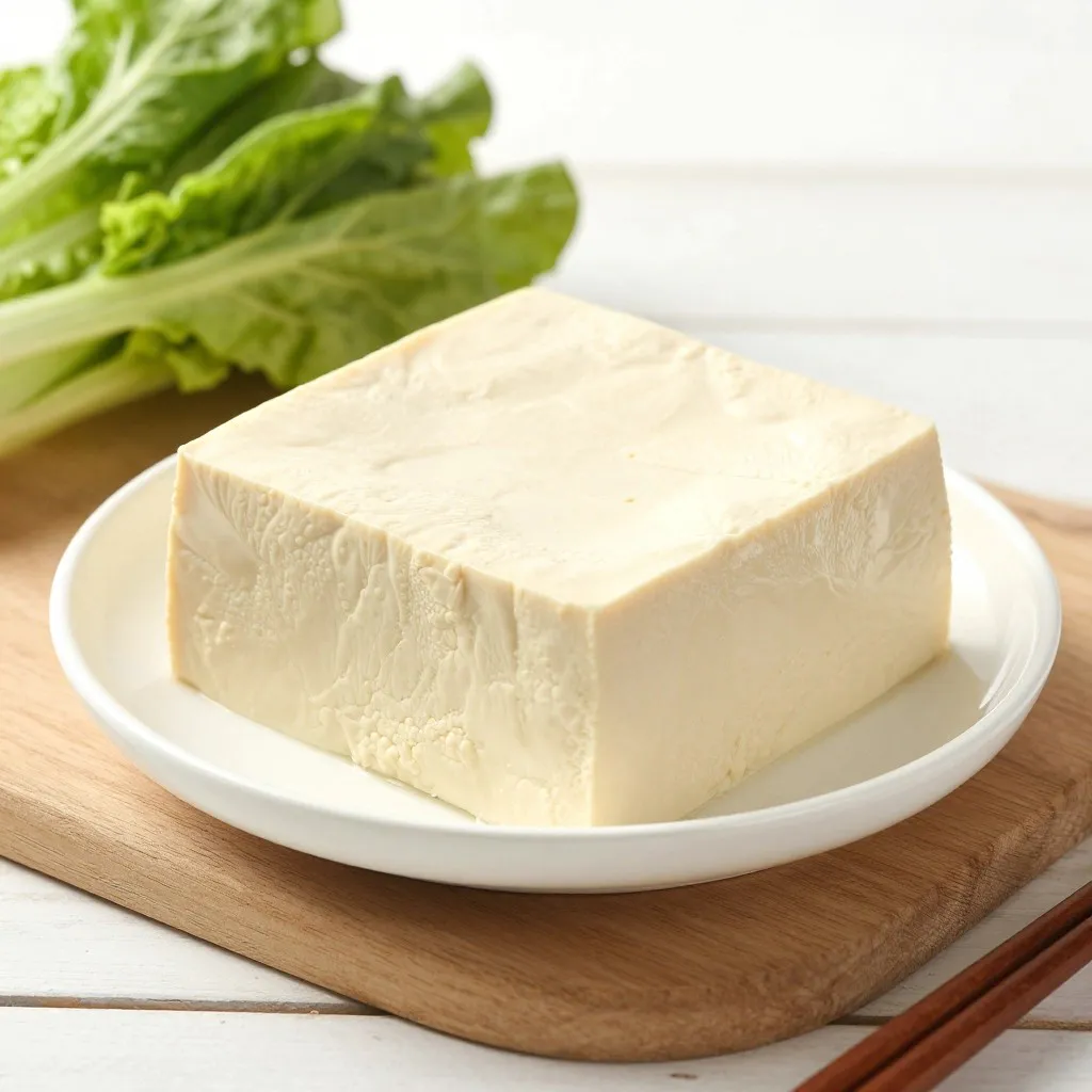 木綿豆腐（大豆を原料としたしっかりした食感の豆腐）