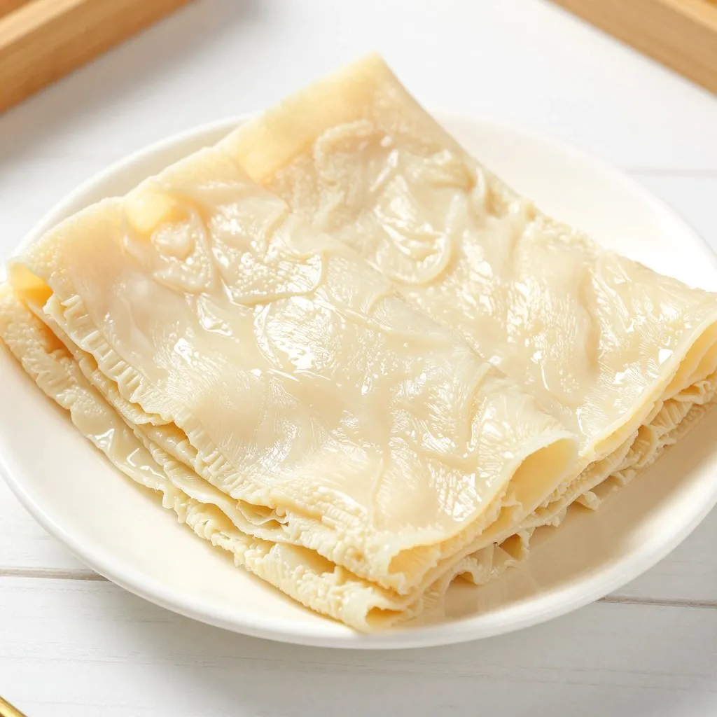 生湯葉（大豆を原料とした柔らかい豆乳の膜）