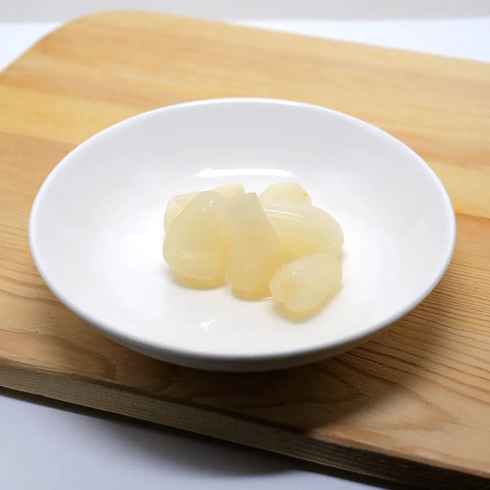 らっきょう（甘酢や塩で漬けた小粒の球根野菜）