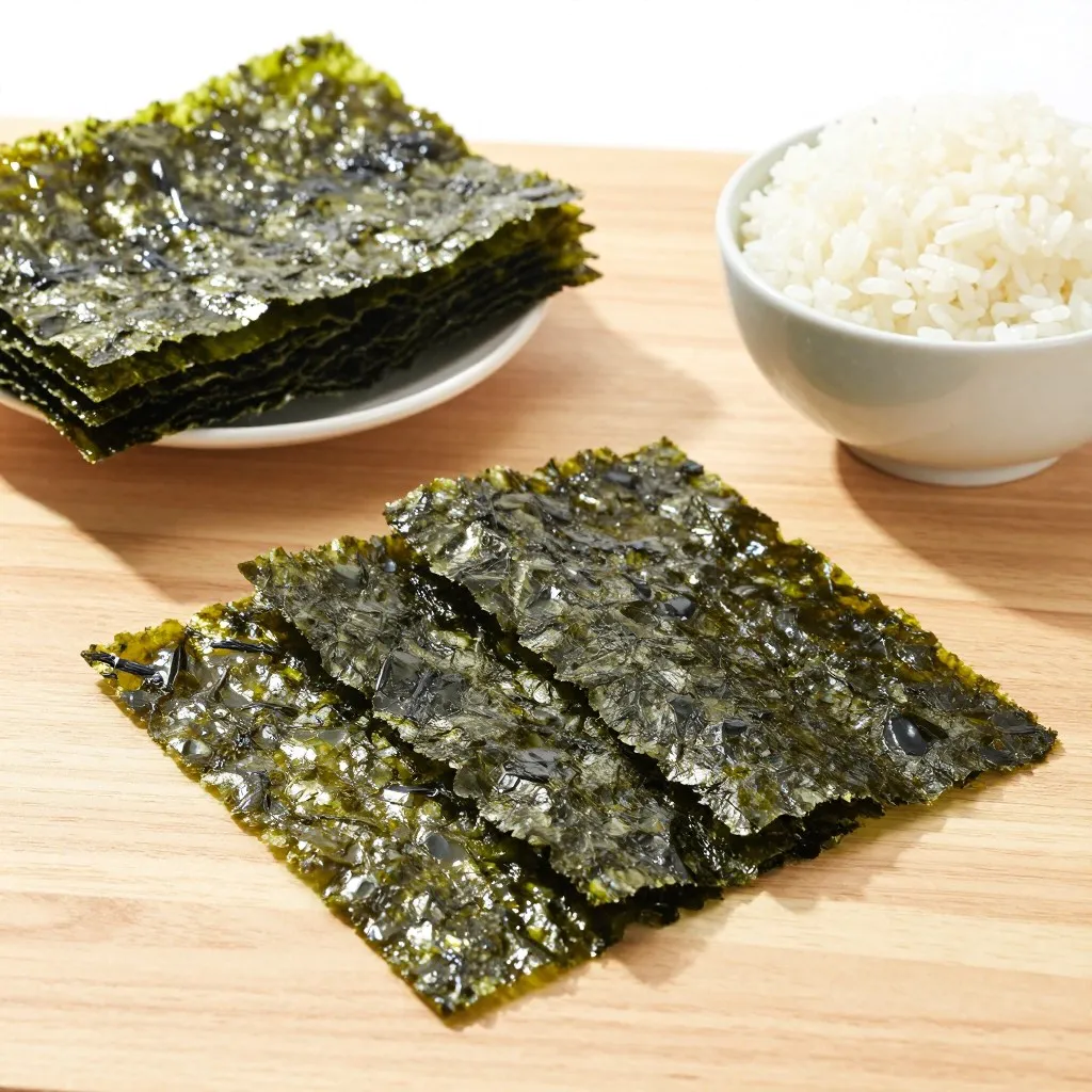 海苔（乾燥させた海藻を板状にした植物性食品）