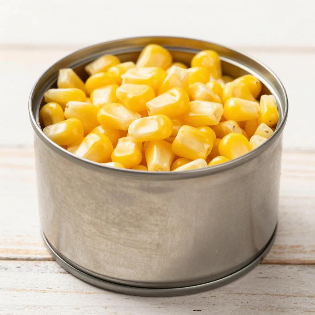 コーン缶（加工された植物性とうもろこし食品）