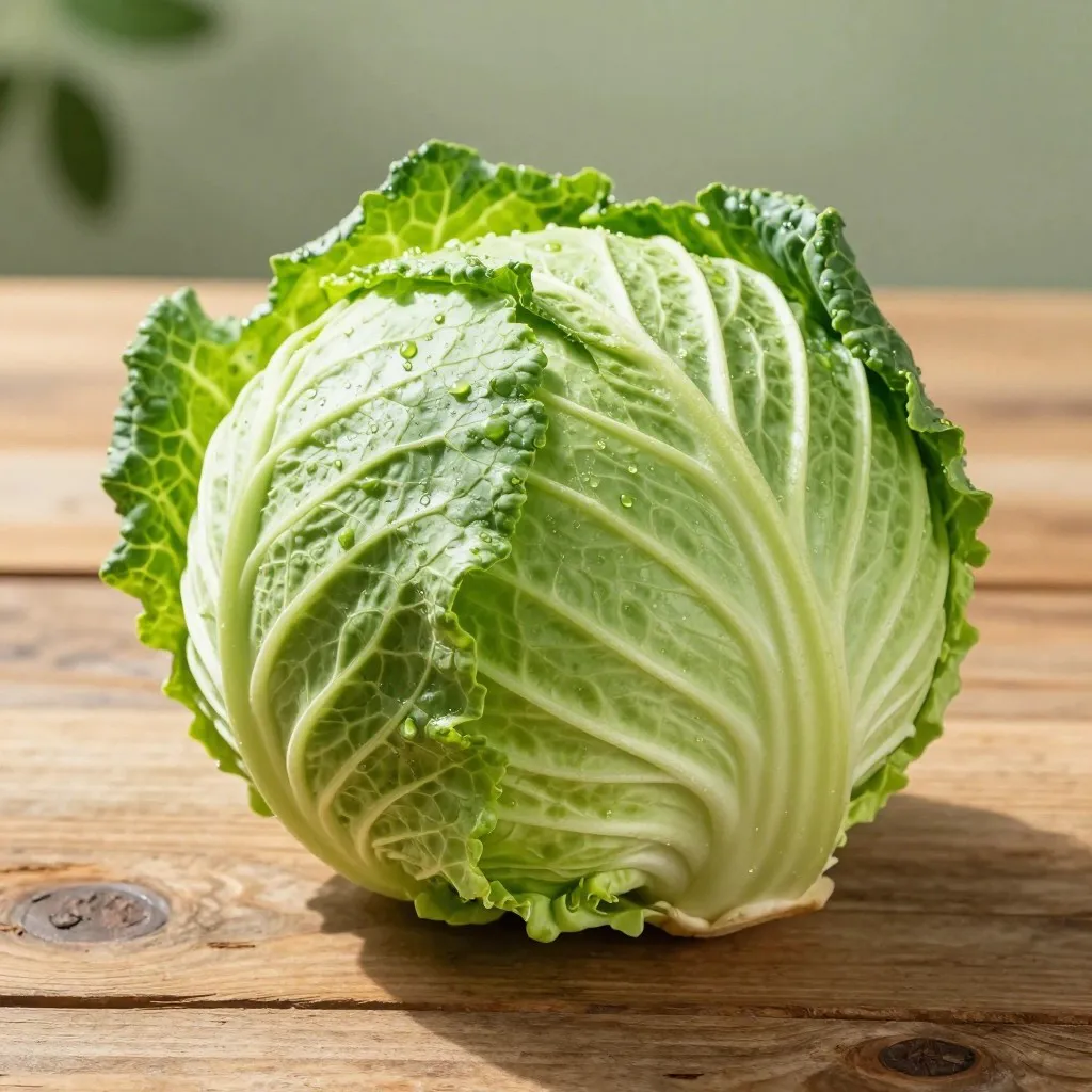 キャベツ（植物性の葉物野菜）