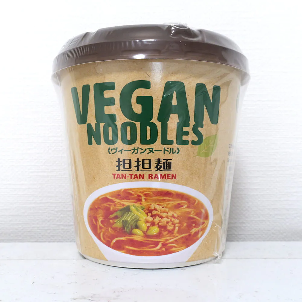 ヴィーガンヌードル 担担麺（植物性原料のみ使用の即席麺）