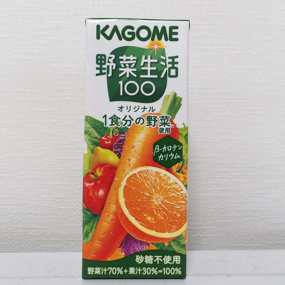 野菜生活１００ オリジナル（野菜と果物の果汁を使用した植物性飲料）