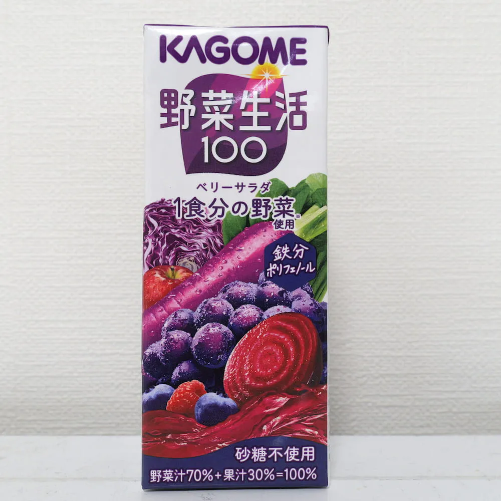 野菜生活１００ ベリーサラダ（野菜と果実を使用した植物性飲料）