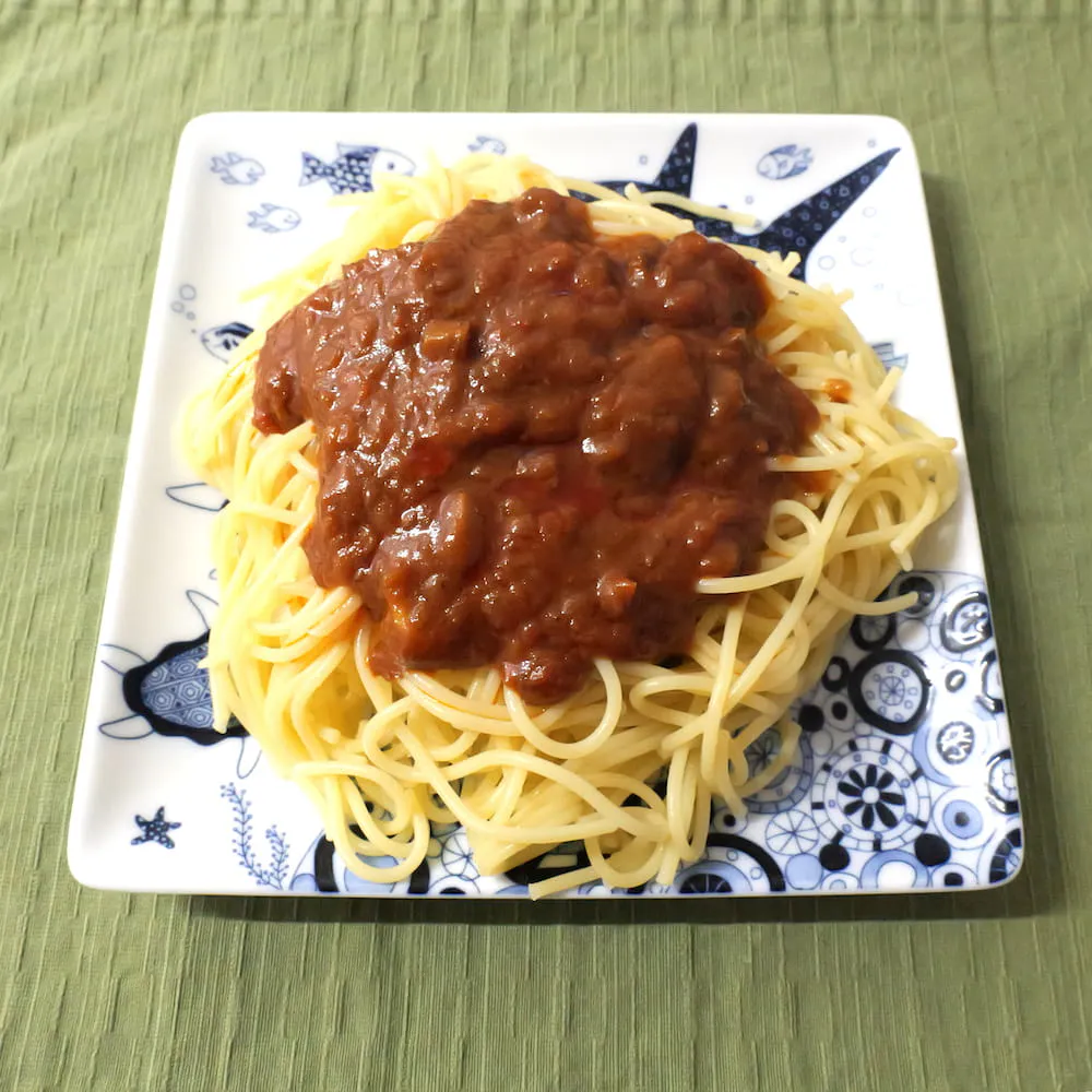 香味野菜のベジボロネーゼパスタソースの完成品