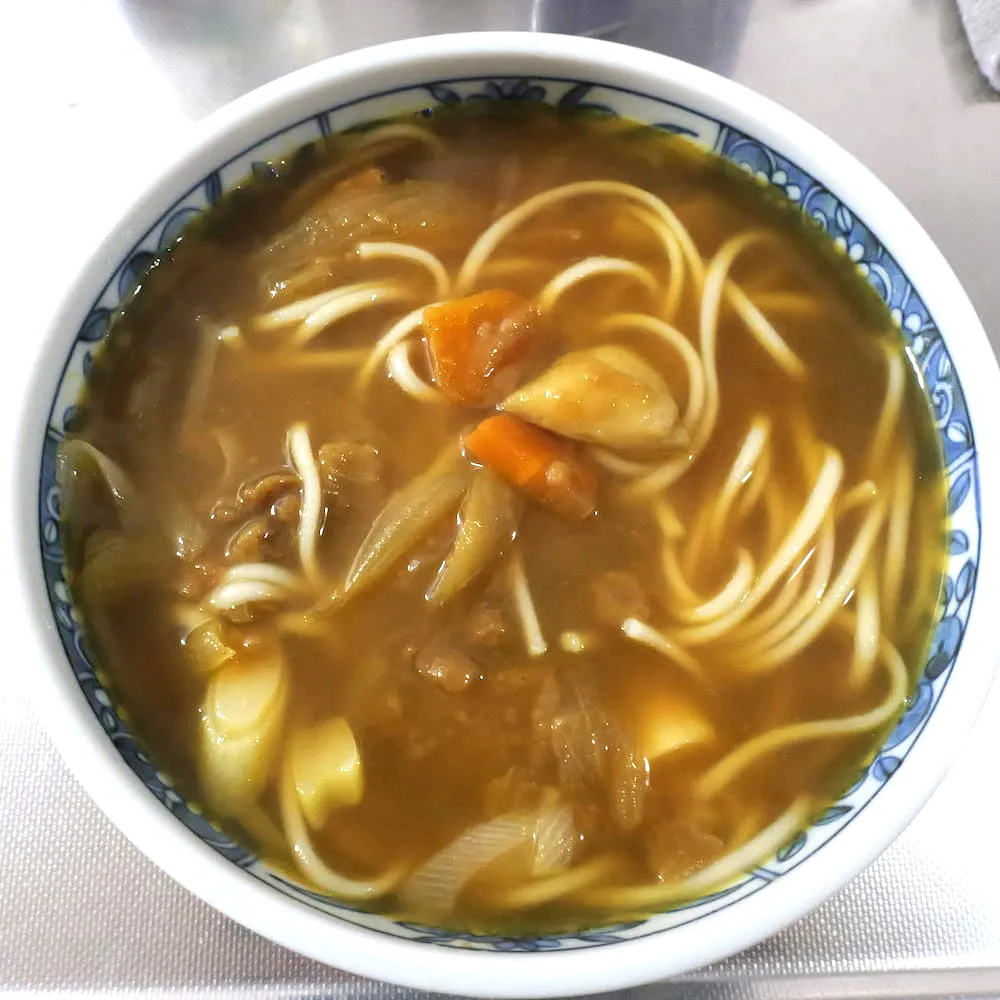 ベジカレーうどんの完成